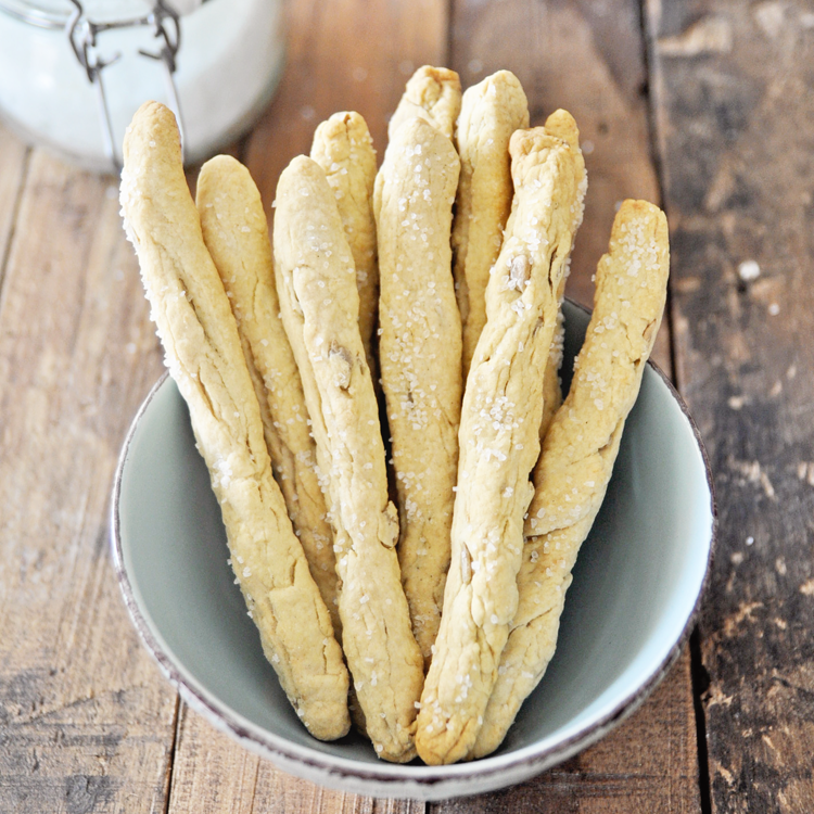 Crunchy Breadsticks with Sunflower Seeds Rosquilletas de Pipas Recipe