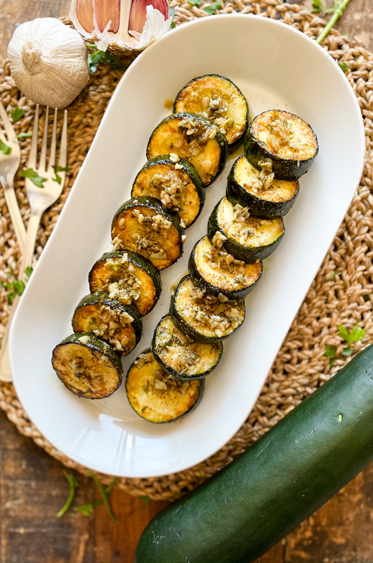 Spanish Vinegar & Garlic Zucchini | Calabacin Al Ajo Cabañil Recipe