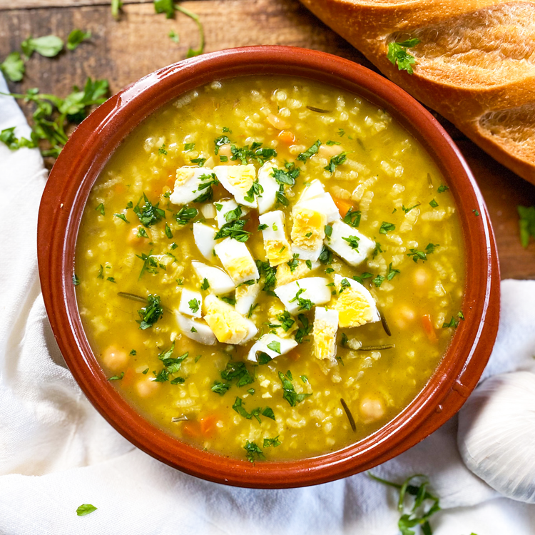 Traditional Spanish Rice Soup | Easy One-Pan Heartwarming Recipe