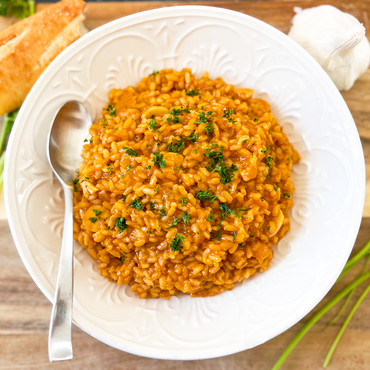 Creamy Paprika and Garlic Rice-image