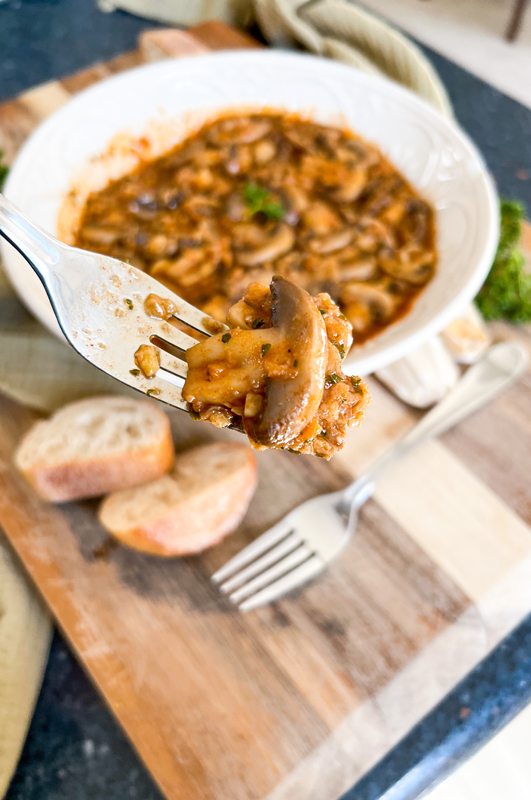 GARLIC Mushrooms In Sauce | Possibly The BEST Mushrooms EVER