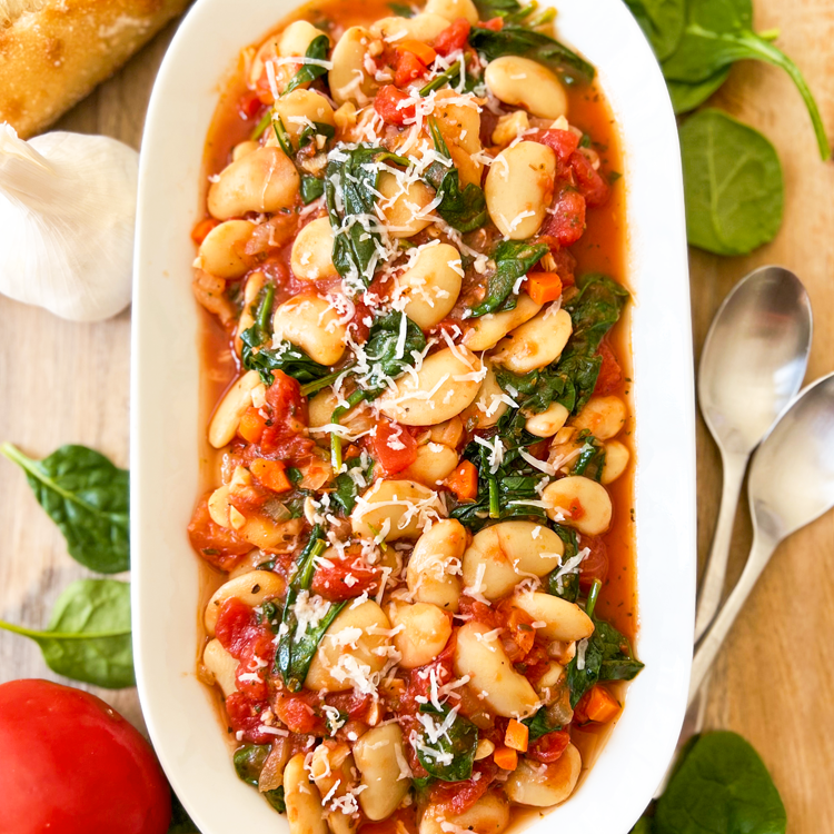 Tomato &amp; Garlic Butter Beans-image