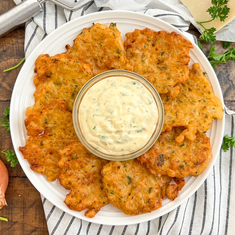 Spanish Onion &amp; Cheese Fritters | Buñuelos de Cebolla y Queso Manchego-image