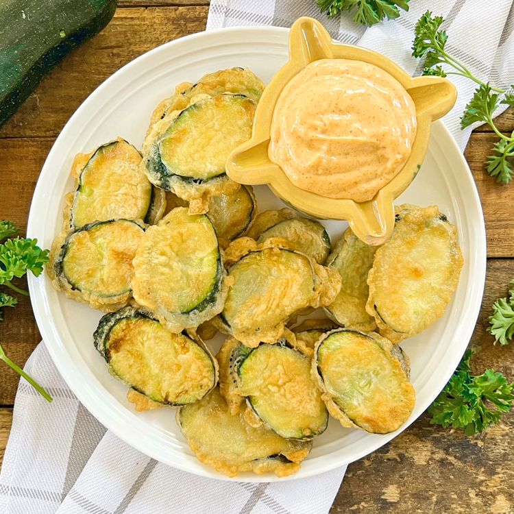 CRISPY Beer Battered Zucchini-image