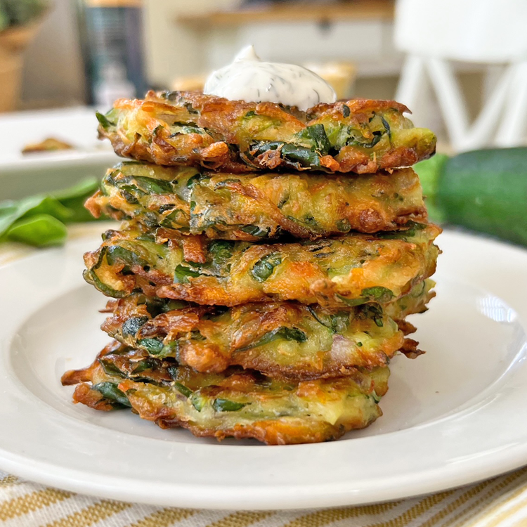 CRISPY Vegetable Fritters | Tortillitas Crujientes de Verduras-image